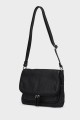 JESSY - ZEVENTO Shoulder bag cowhide leather - Black