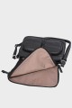 JESSY - ZEVENTO Shoulder bag cowhide leather - Black