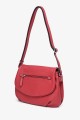 AMYLIA - ZEVENTO Shoulder bag cowhide leather - Red