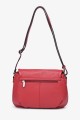 AMYLIA - ZEVENTO Shoulder bag cowhide leather - Red