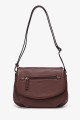 AMYLIA - ZEVENTO Shoulder bag cowhide leather - Choco