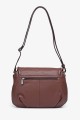 AMYLIA - ZEVENTO Shoulder bag cowhide leather - Choco