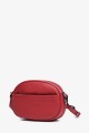 CINDYE - ZEVENTO Sac bandoulière en cuir de vachette - Rouge