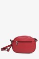 CINDYE - ZEVENTO Sac bandoulière en cuir de vachette - Rouge