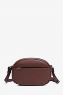 CINDYE - ZEVENTO Sac bandoulière en cuir de vachette - Choco