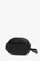 CINDYE - ZEVENTO Sac bandoulière en cuir de vachette - Noir