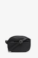 CINDYE - ZEVENTO Sac bandoulière en cuir de vachette - Noir