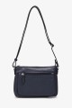JEANA - ZEVENTO Sac bandoulière en cuir de vachette - Marine