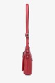 JEANA - ZEVENTO Sac bandoulière en cuir de vachette - Rouge