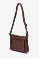 JEANA - ZEVENTO Shoulder bag cowhide leather - Choco