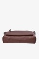 JEANA - ZEVENTO Shoulder bag cowhide leather - Choco