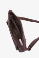 JEANA - ZEVENTO Shoulder bag cowhide leather - Choco