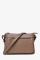 JEANA - ZEVENTO Shoulder bag cowhide leather : Color:Écorce (Bark)