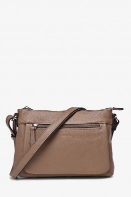 JEANA - ZEVENTO Shoulder bag cowhide leather