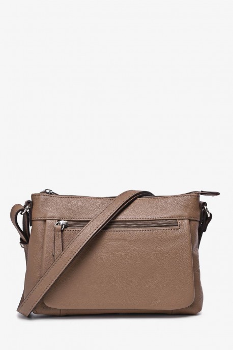 JEANA - ZEVENTO Sac bandoulière en cuir de vachette