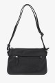 LOURA - ZEVENTO Shoulder bag cowhide leather - Black