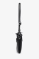 LOURA - ZEVENTO Shoulder bag cowhide leather - Black