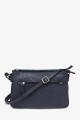 LOURA - ZEVENTO Sac bandoulière en cuir de vachette - Marine