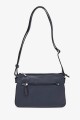 LOURA - ZEVENTO Sac bandoulière en cuir de vachette - Marine