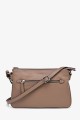 LOURA - ZEVENTO Sac bandoulière en cuir de vachette - Ecorce