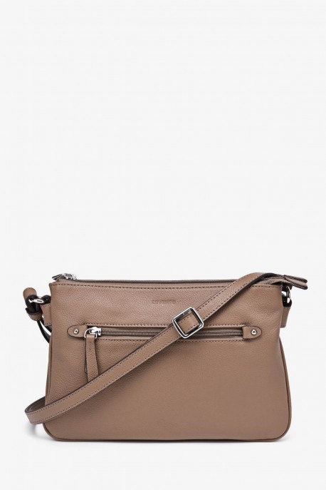 LOURA - ZEVENTO Shoulder bag cowhide leather - Ecorce