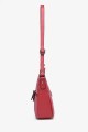 AURELA - ZEVENTO Shoulder bag cowhide leather - Red