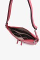 AURELA - ZEVENTO Sac bandoulière en cuir de vachette - Rouge