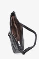 AURELA - ZEVENTO Shoulder bag cowhide leather - Black