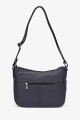 AURELA - ZEVENTO Sac bandoulière en cuir de vachette - Marine