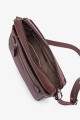 ELLO - ZEVENTO Shoulder bag cowhide leather - Choco
