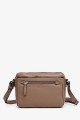 ELLO - ZEVENTO Shoulder bag cowhide leather - Ecorce : colour:Écorce (Bark)