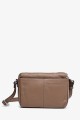 ELLO - ZEVENTO Sac bandoulière en cuir de vachette - Ecorce