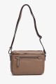 ELLO - ZEVENTO Sac bandoulière en cuir de vachette - Ecorce