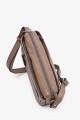 ELLO - ZEVENTO Sac bandoulière en cuir de vachette - Ecorce