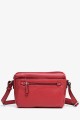 ELLO - ZEVENTO Shoulder bag cowhide leather - Red : colour:Rouge foncé