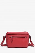 ELLO - ZEVENTO Shoulder bag cowhide leather - Red