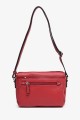 ELLO - ZEVENTO Shoulder bag cowhide leather - Red