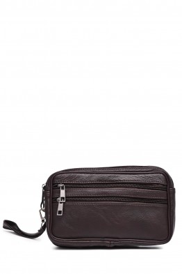KJ8690 Leather hand pouch