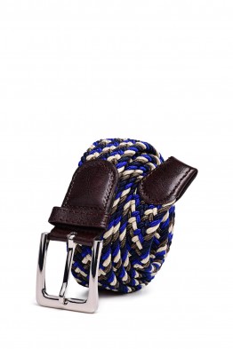ZSP-357-VT01 Braided elastic belt - Multicolor