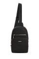 DAVID JONES Men's crossbody holster bag 925504 : Color:Black
