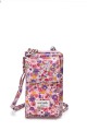 H-04 Pochette portefeuille bandoulière Sweet & Candy en textile enduit : couleur:Rose (Pink)