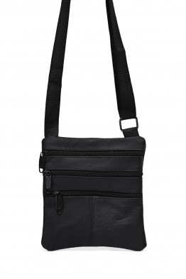 9822 Leather reporter bag
