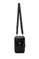 Sacoche format téléphone en croûte de cuir KJ6651 : couleur:Noir (Black)