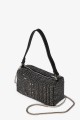 M7017 Small strass mesh shoulder bag