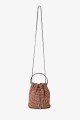 M-7019 Petit sac à main sac bandoulière en maille de strass