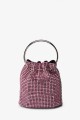M-7019 Small strass mesh shoulder bag