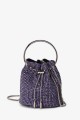 M-7019 Petit sac à main sac bandoulière en maille de strass