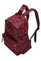 KJ89818 Textile backpack with camo pattern