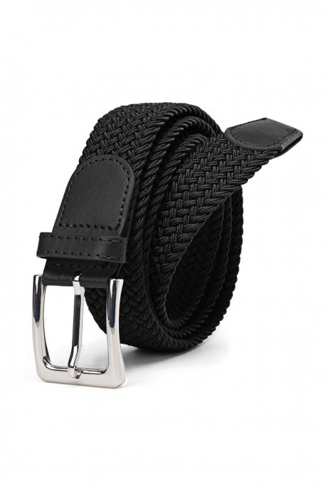 ZSP-357 Braided elastic belt : Colors:Black