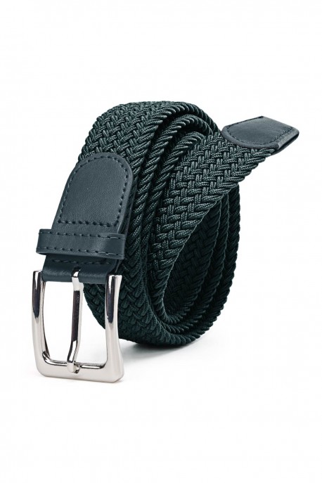 ZSP-357 Braided elastic belt : Colors:Pine green